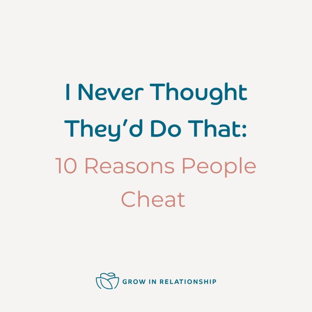 infidelity triggers